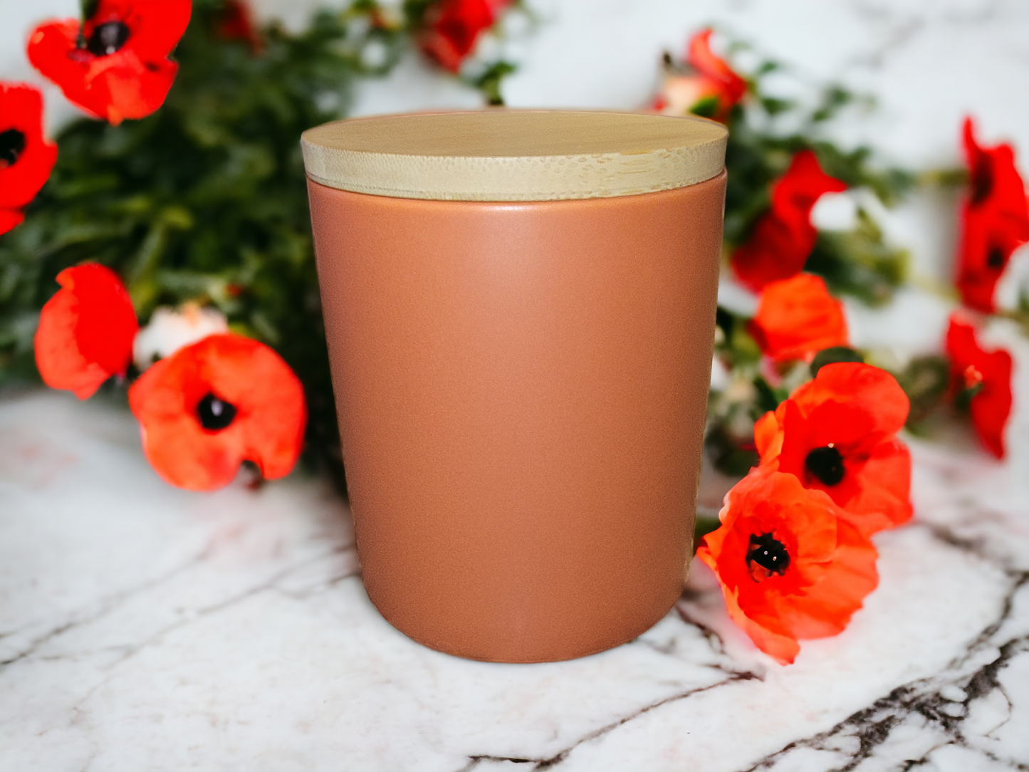 Wild Poppy - Natural Wax Scented Candle