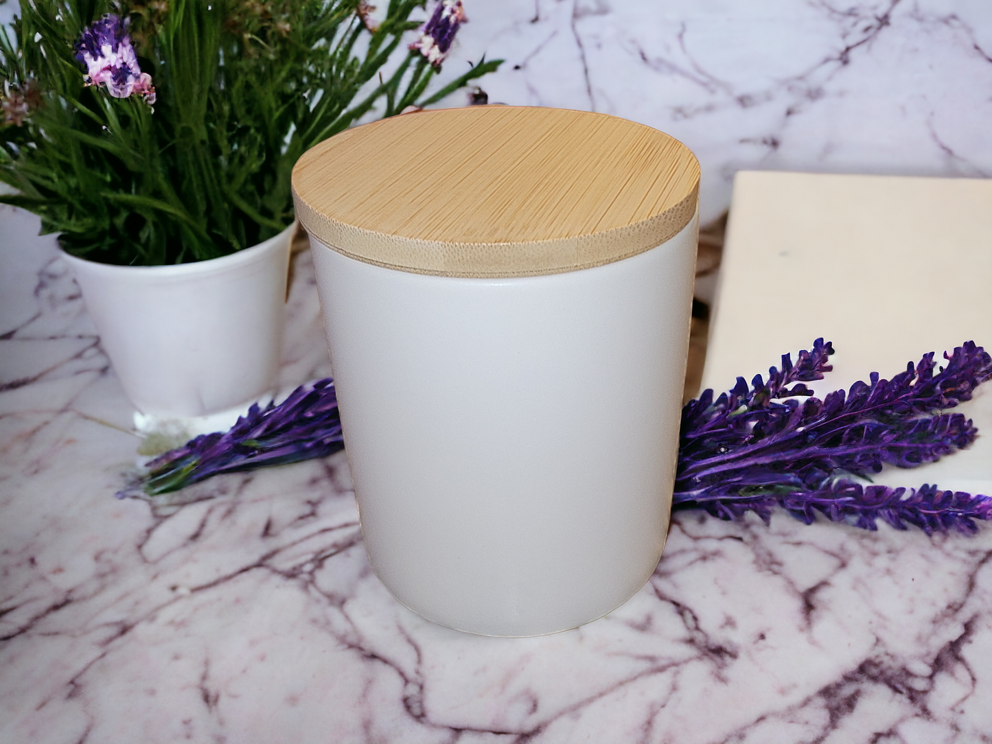 Calming Lavender - Natural Wax Scented Candle