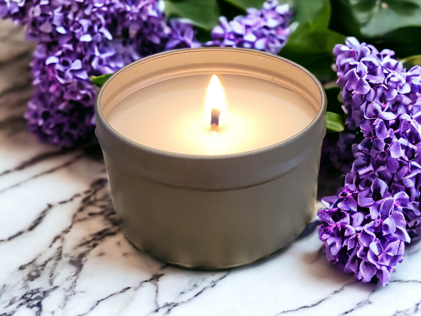 Lilac Blossom - Natural Wax Scented Candle