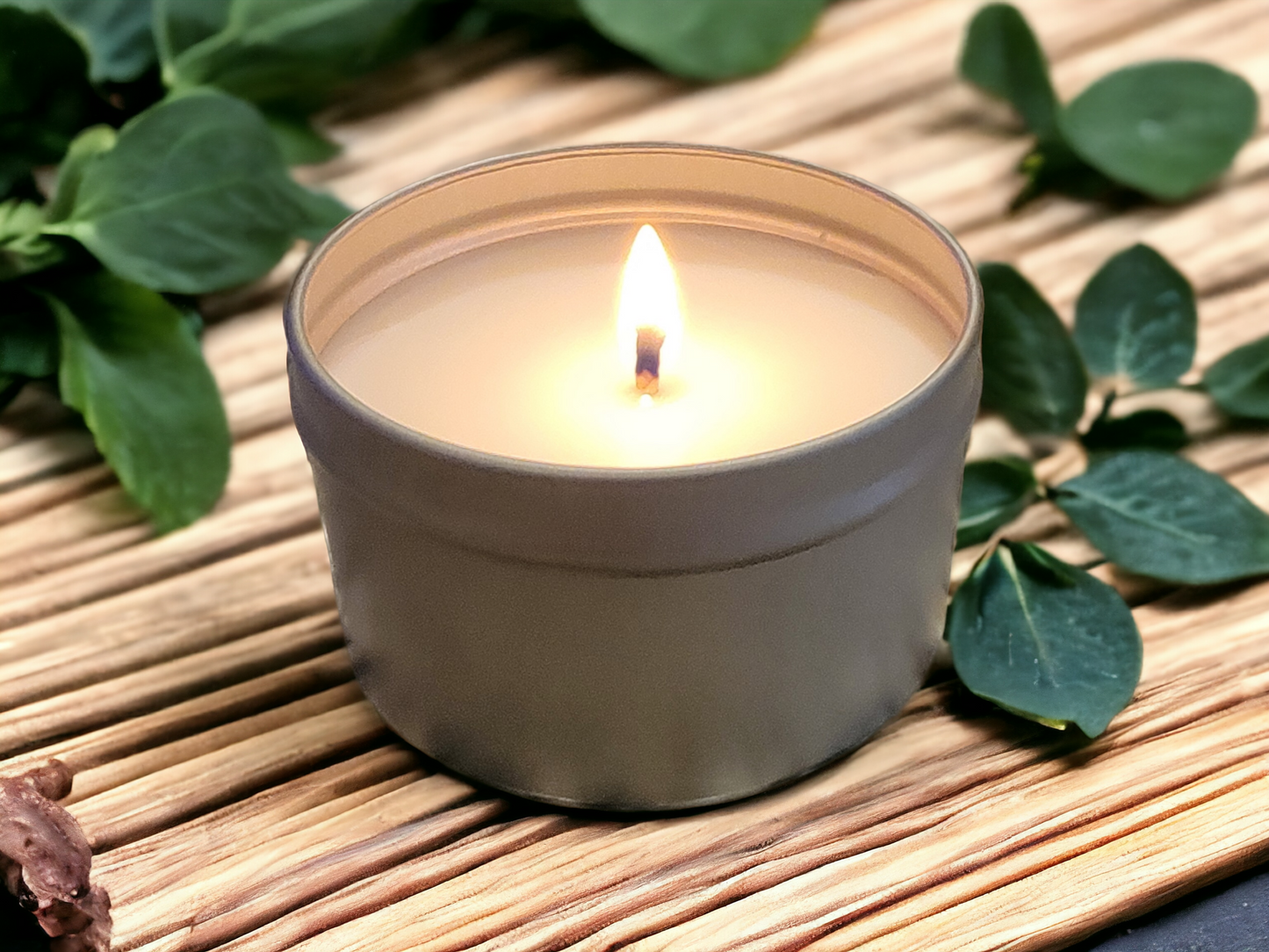 Peppermint Eucalyptus - Natural Wax Scented Candle