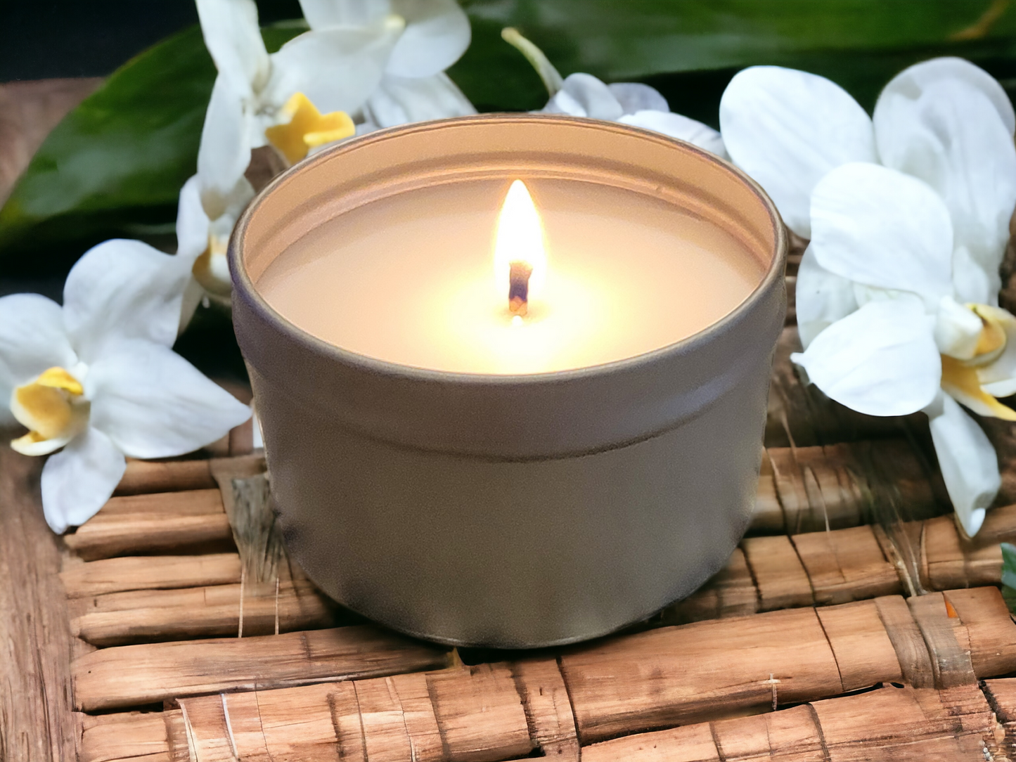 Vanilla Orchid - Natural Wax Scented Candle