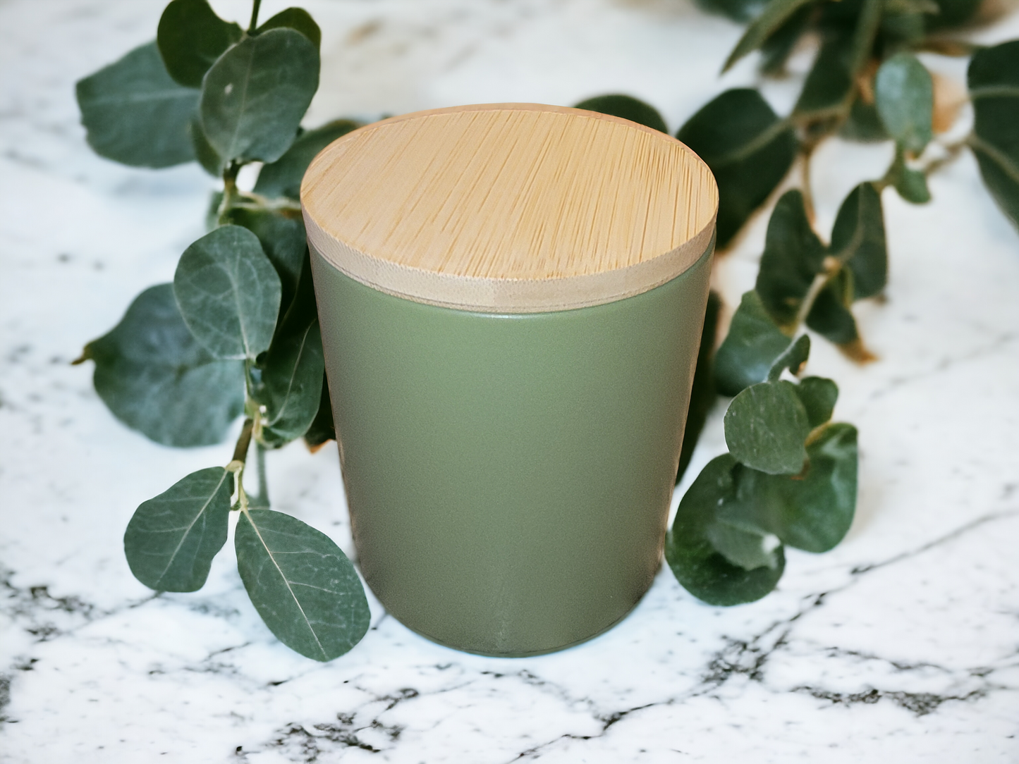Peppermint Eucalyptus - Natural Wax Scented Candle